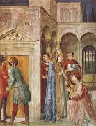 Fra Angelico St Lawrence Receiving the Church Treasures (mk08) France oil painting artist